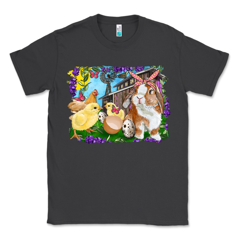 Easter Farm Chicks And Bunny Classic Tee by RanaPortraitStore | Teevron