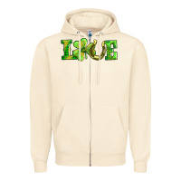 Sandshell love with horseshoe Zipper Hoodie - AdoDesignShop