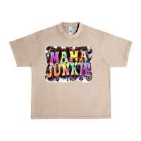French Oak Mama junkie Mother's Day Urban Heavy Tee - FaDigitalArtStudio