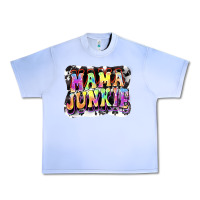 Grape Ice Mama junkie Mother's Day Urban Heavy Tee - FaDigitalArtStudio