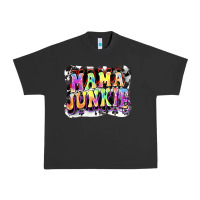 Pigment Black Mama junkie Mother's Day Urban Heavy Tee - FaDigitalArtStudio