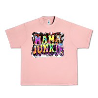 Salmon Mama junkie Mother's Day Urban Heavy Tee - FaDigitalArtStudio