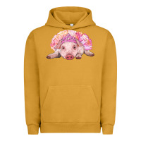Pigment Peanut Butter balerina baby pig with tutu Urban Hoodie - RanaPortraitStore
