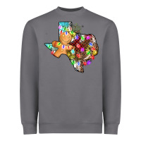 Storm christmas texas map Heavyweight Sweatshirt - AdoDesignShop