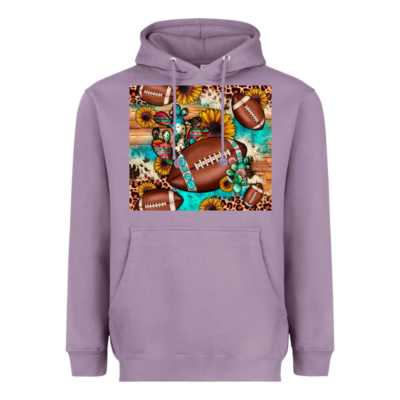 Football Cactus Sunflower Heavyweight Hoodie by JahusDesignShop | Teevron