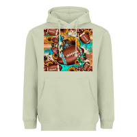 Matcha football cactus sunflower Heavyweight Hoodie - JahusDesignShop