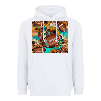 White football cactus sunflower Heavyweight Hoodie - JahusDesignShop