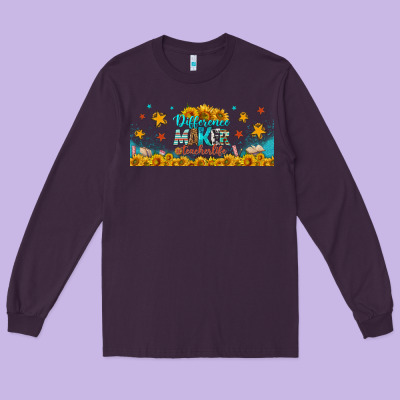 Difference Maker Teacher Life Libbey Glass Long Sleeve Tee Designed By Bundleandbundleshop