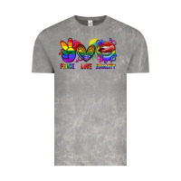 Cloud Rock Peace love equality Vintage Tee - FaDigitalArtStudio