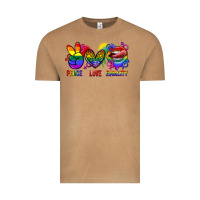 Vintage Camel Peace love equality Vintage Tee - FaDigitalArtStudio