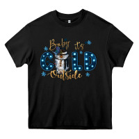 Black baby its cold outside Heavy Core Tee - CowGirlArtShop