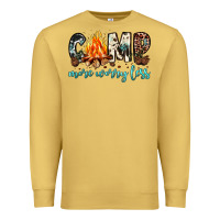 Antique Gold camp more worry less Premium Sweatshirt - JahusDesignShop