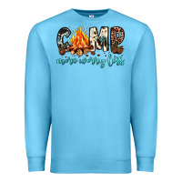Ocean Blue camp more worry less Premium Sweatshirt - JahusDesignShop