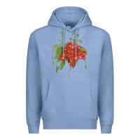 Colony Blue Red Orchid Cactus Premium Hoodie - LillyAllenDesigns