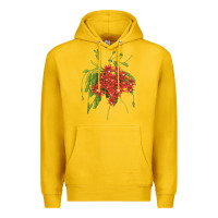 Lemon Red Orchid Cactus Premium Hoodie - LillyAllenDesigns