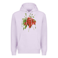 Lilac Red Orchid Cactus Premium Hoodie - LillyAllenDesigns