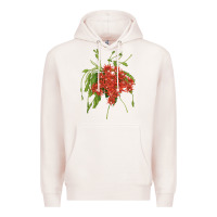 Pale Pink Red Orchid Cactus Premium Hoodie - LillyAllenDesigns