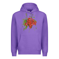 Purple Red Orchid Cactus Premium Hoodie - LillyAllenDesigns