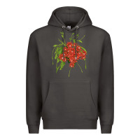 Smoke Red Orchid Cactus Premium Hoodie - LillyAllenDesigns