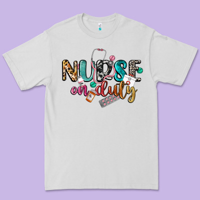 Nurse On Duty Premium Tee Designed By Cowgirlartshop