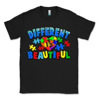 Black Different is beautiful Autism Classic Tee - CowGirlArtShop