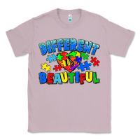 Lilac Different is beautiful Autism Classic Tee - CowGirlArtShop