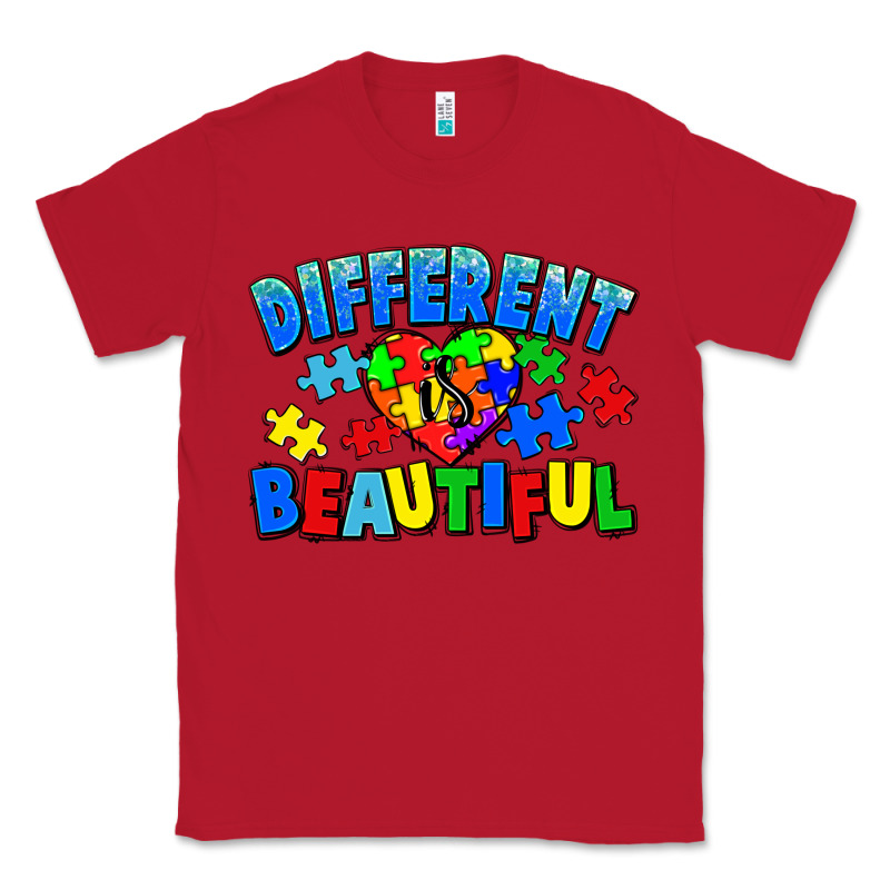 Different Is Beautiful Autism Classic Tee by CowGirlArtShop | Teevron