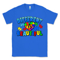 True Royal Different is beautiful Autism Classic Tee - CowGirlArtShop