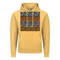 Vintage Mustard safari animals seamless pattern Vintage Hoodie - BundleAndBundleShop