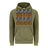 Vintage Olive safari animals seamless pattern Vintage Hoodie - BundleAndBundleShop