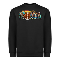 Black longhorn mama Heavyweight Sweatshirt - AdoDesignShop