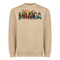 Mushroom longhorn mama Heavyweight Sweatshirt - AdoDesignShop