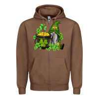 Chestnut st patricks gnome and pot of gold Zipper Hoodie - AdoDesignShop