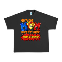 Pigment Black Autism mom what's your superpower Mother's Day Urban Heavy Tee - FaDigitalArtStudio
