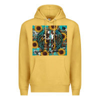 Antique Gold western faith sunflower's Premium Hoodie - RanaPortraitStore
