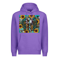 Purple western faith sunflower's Premium Hoodie - RanaPortraitStore