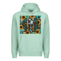 Seafoam western faith sunflower's Premium Hoodie - RanaPortraitStore