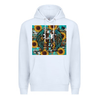 White western faith sunflower's Premium Hoodie - RanaPortraitStore