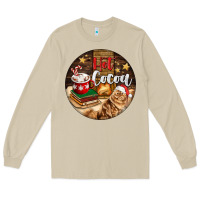 Mushroom Hot Cocoa With Cat Long Sleeve Tee - FaDigitalArtStudio