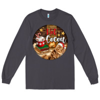 Smoke Hot Cocoa With Cat Long Sleeve Tee - FaDigitalArtStudio
