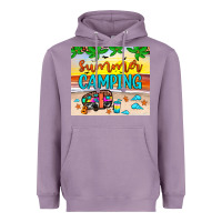 Lavender summer camping Heavyweight Hoodie - JahusDesignShop