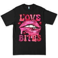 Black Love bites Valentine's Day Premium Tee - HowdyJamesFarm