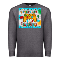 Charcoal Heather every day is gaming day Premium Sweatshirt - JahusDesignShop