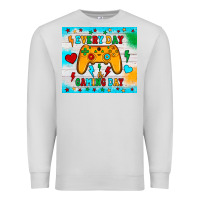 Dove Grey every day is gaming day Premium Sweatshirt - JahusDesignShop