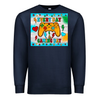 Navy every day is gaming day Premium Sweatshirt - JahusDesignShop