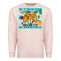 Pale Pink every day is gaming day Premium Sweatshirt - JahusDesignShop