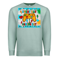 Seafoam every day is gaming day Premium Sweatshirt - JahusDesignShop