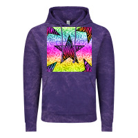 Cloud Purple zebra glitter star seamless pattern Vintage Hoodie - BundleAndBundleShop