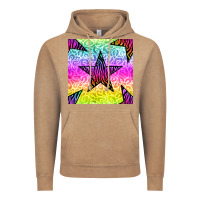 Vintage Coffee zebra glitter star seamless pattern Vintage Hoodie - BundleAndBundleShop