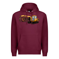 Burgundy Thencher Chain Premium Hoodie - LillyAllenDesigns